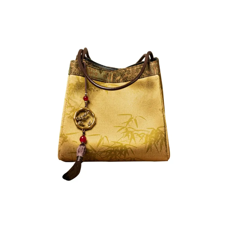 Liang Jin Ji Cow Split Leather Handbag Women's-1