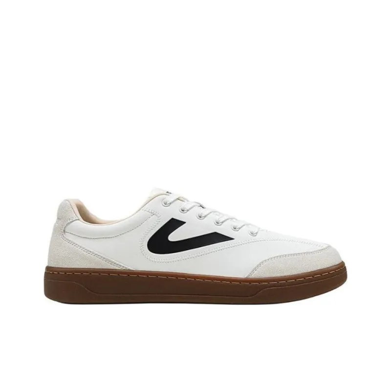 TRETORN Low Top Skateboard Shoes Unisex White Brown-1