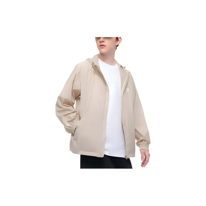 FILA FUSION FOB Series SS24 Sun Protection Clothing Men's Light Beanpaste Brown-6