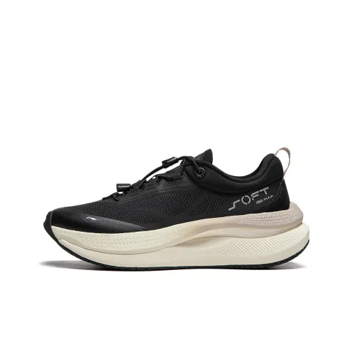 LINING SOFT GO MAX Running Shoes Women's Low-Top Black