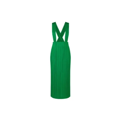 PLEATS PLEASE ISSEY MIYAKE Sleeveless Dresses Women's Bright Green