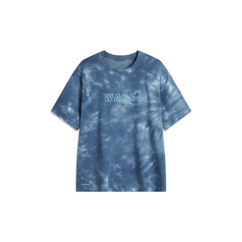 LiNing x ADAM, T Shirt Men's Dark Simple Blue-1