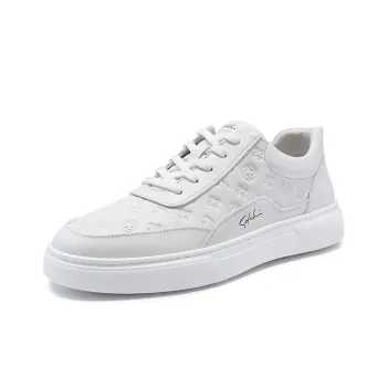 Satchi Wear resistant, Lightweight, Breathable, And Non slip. Low Top Casual Skateboard Shoes Men's White