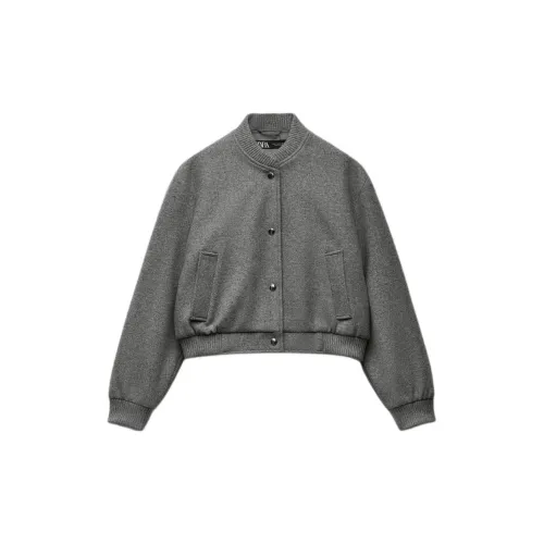 ZARA Jackets Women's Gray