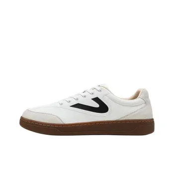 TRETORN Low Top Skateboard Shoes Unisex White Brown