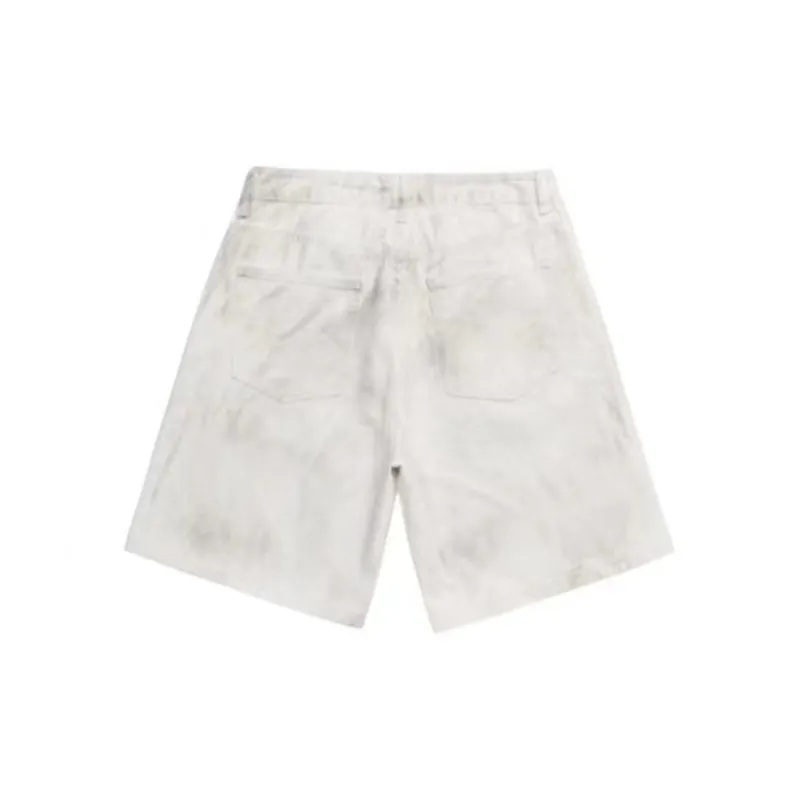 KGK Denim Shorts Men White-1