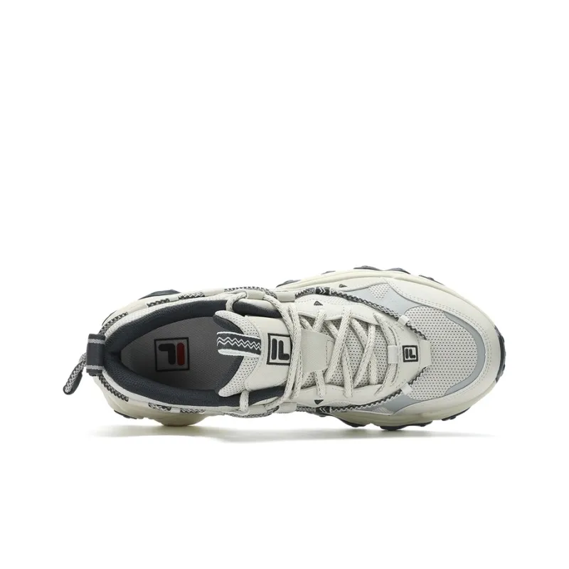 FILA FLUID 5 Slip Resistant Low Top Casual Shoes Men's Gray Green-1