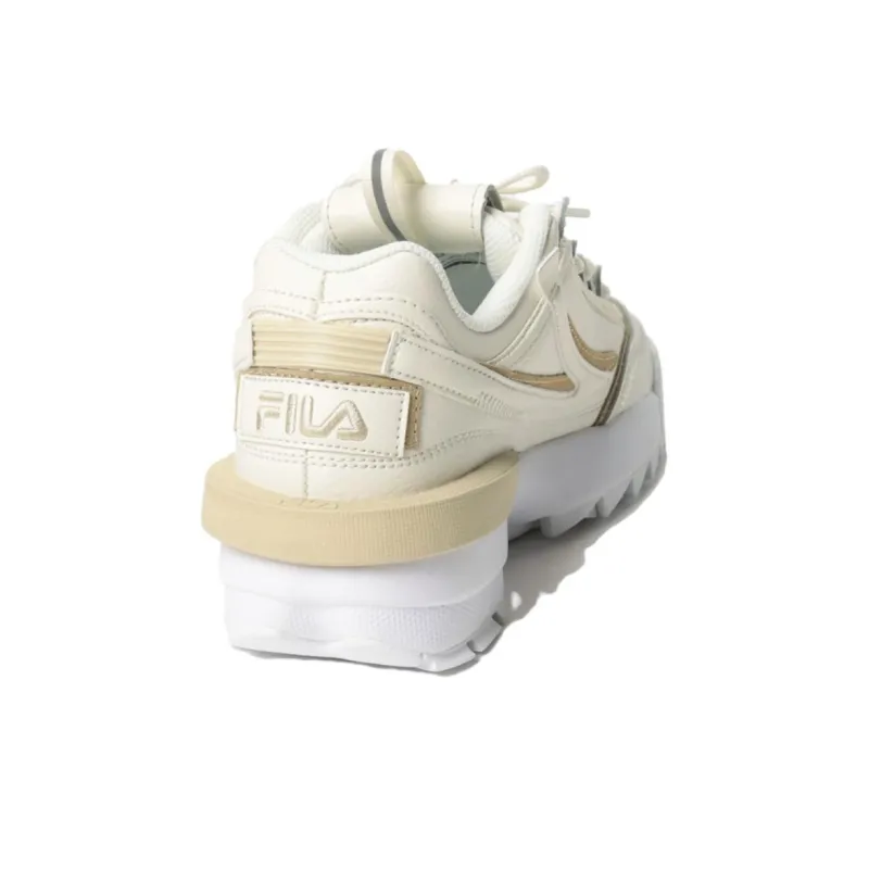FILA Disruptor 2 2 EXP Wear-Resistant Low-Top Casual Shoes Women's Ecru-3