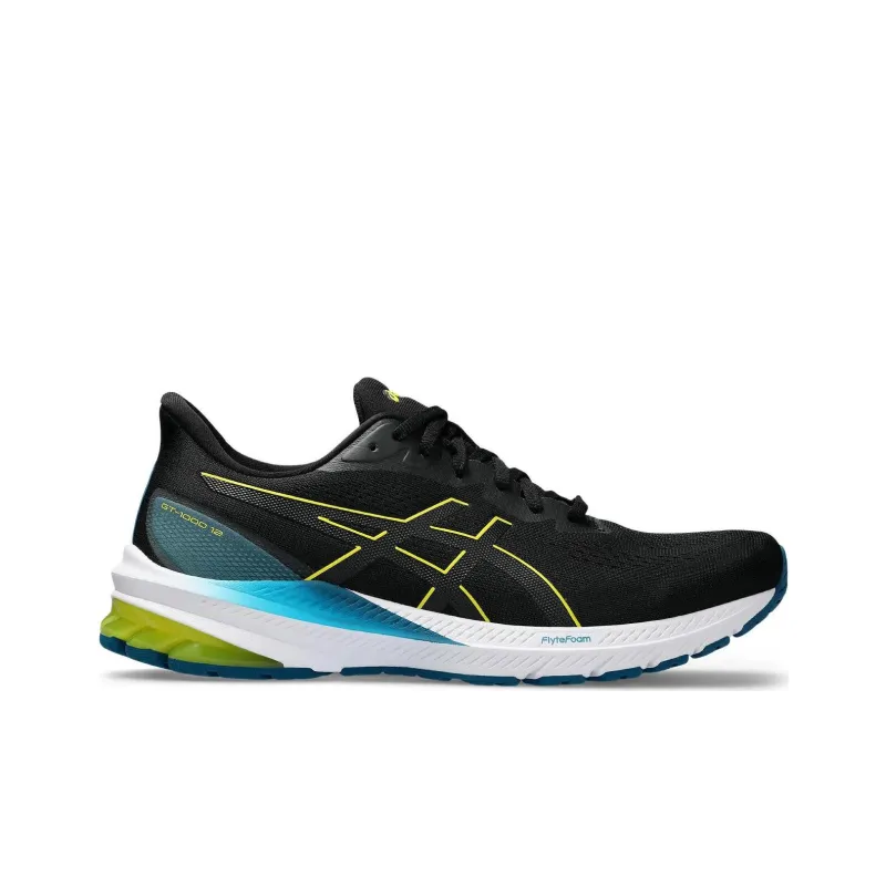 Asics GT 1000 12 Black Bright Yellow-1
