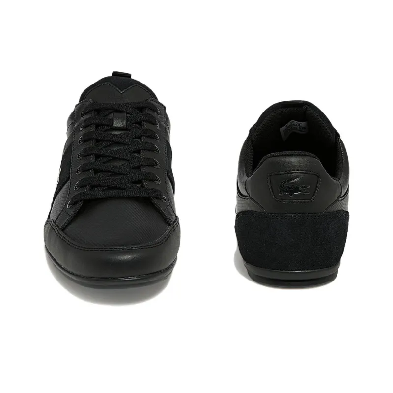LACOSTE Chaymon Low-Top Skateboard Shoes Men's Black-3