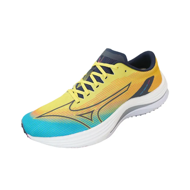 Mizuno Wave Rebellion Flash 'Yellow Blue Gradient'-2