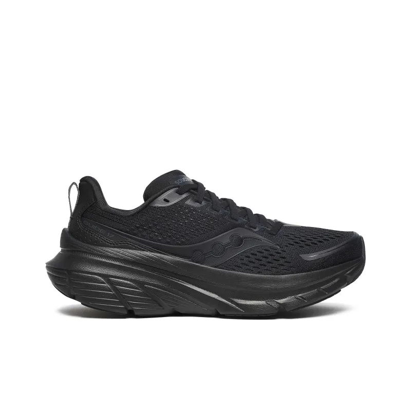 Saucony Guide 17 Black Black Women's-1