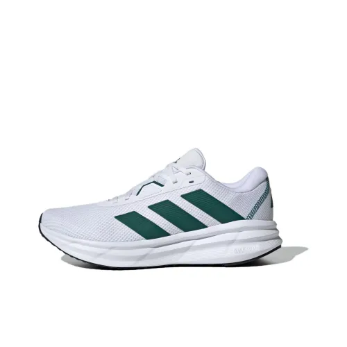 Adidas Galaxy 7 Anti Slip Wear Resistant Low Top Running Shoes Unisex White Green