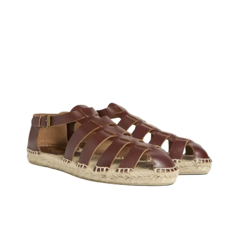 Castaner x ANCIENT GREEK SANDALS Samos Roman Sandals Men's Brown-2