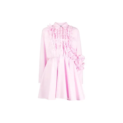 MSGM Long-Sleeved Dresses Women's Bubble Gum Pink Color