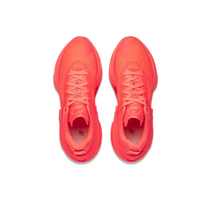 LiNing Shadow 3 ESSENTIAL Cushioning Support Rebound Low Top Running Shoes Women's Red-4