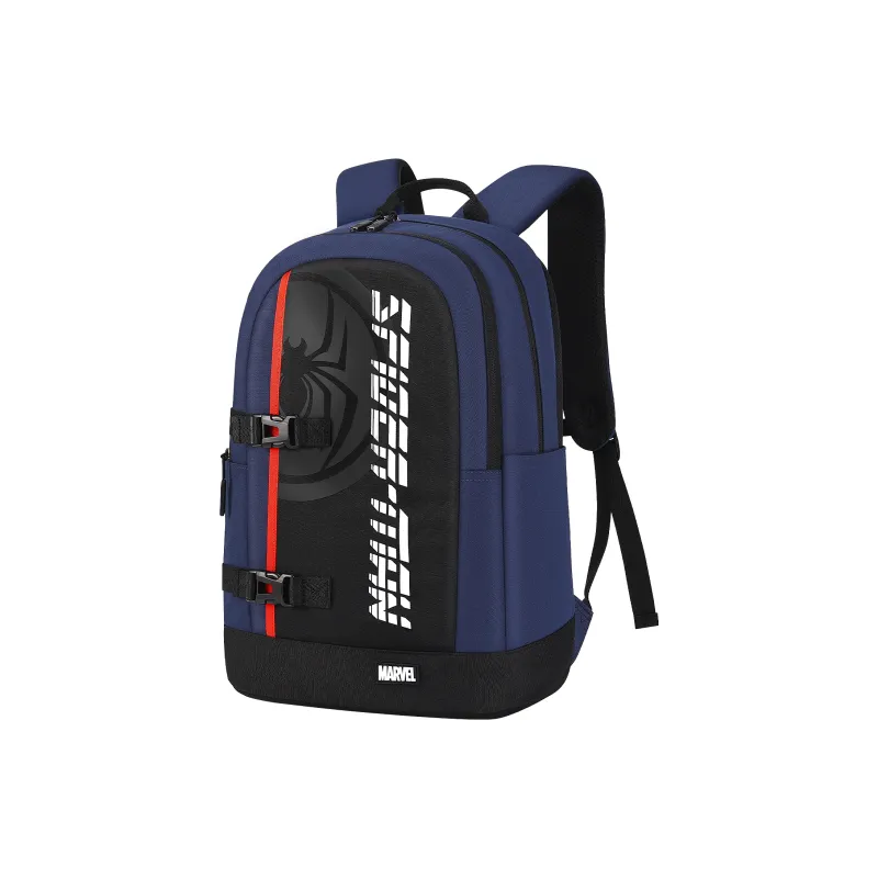 Disney Marvel Collaboration Polyester Backpack Regular Men's Navy Blue-2