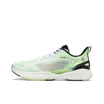 QIAODAN Uh huh Running Shoes Men Low Top Jordan White/Glacier Blue