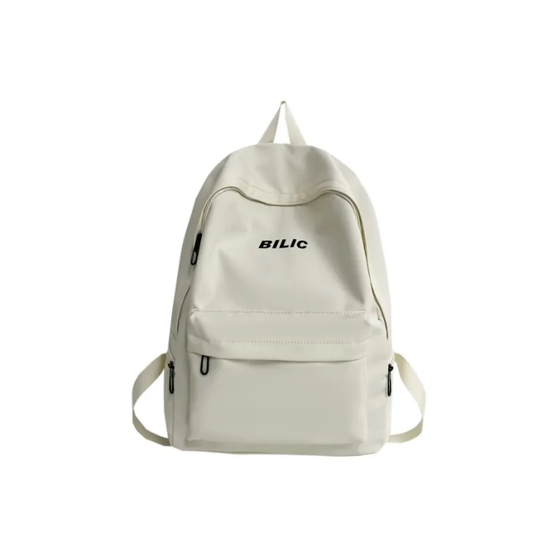 MOK High Quality Composite Fabric Backpack Regular Unisex Gray/Black/Burgundy/Ecru-8