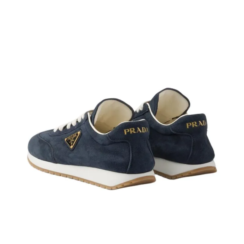 PRADA Low Top Casual Shoes 4.5cm Women's Blue-4