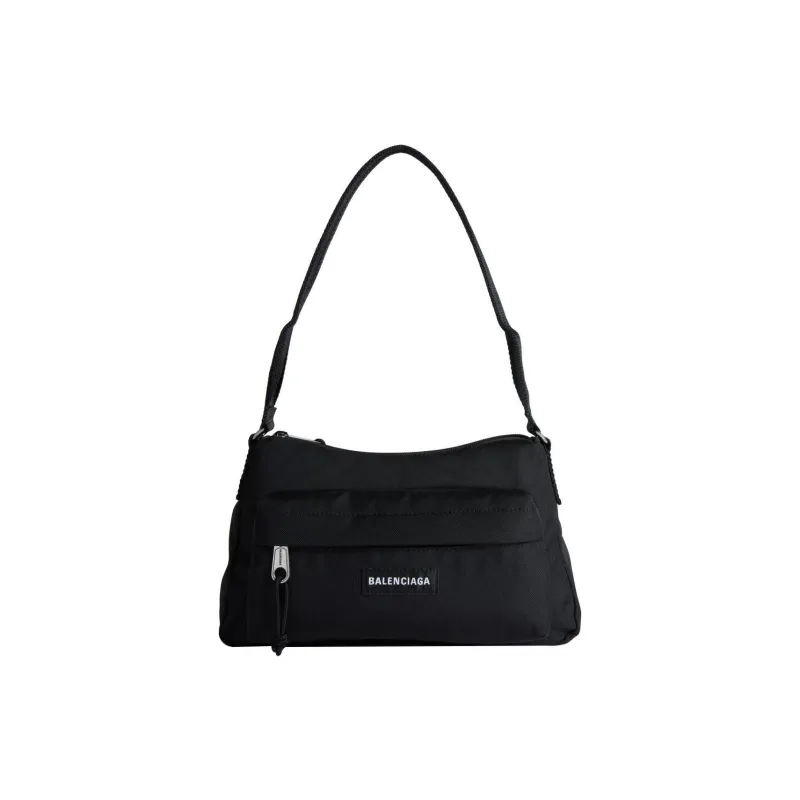 Balenciaga Explorer Fabric Handbag Shoulder Bag Men's Black-0