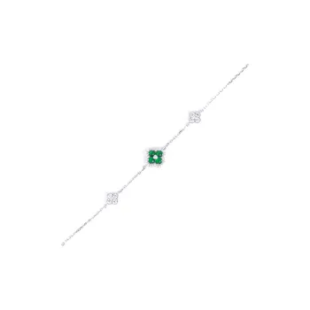 Clear Snow Ice Type Jadeite Bracelets Women's