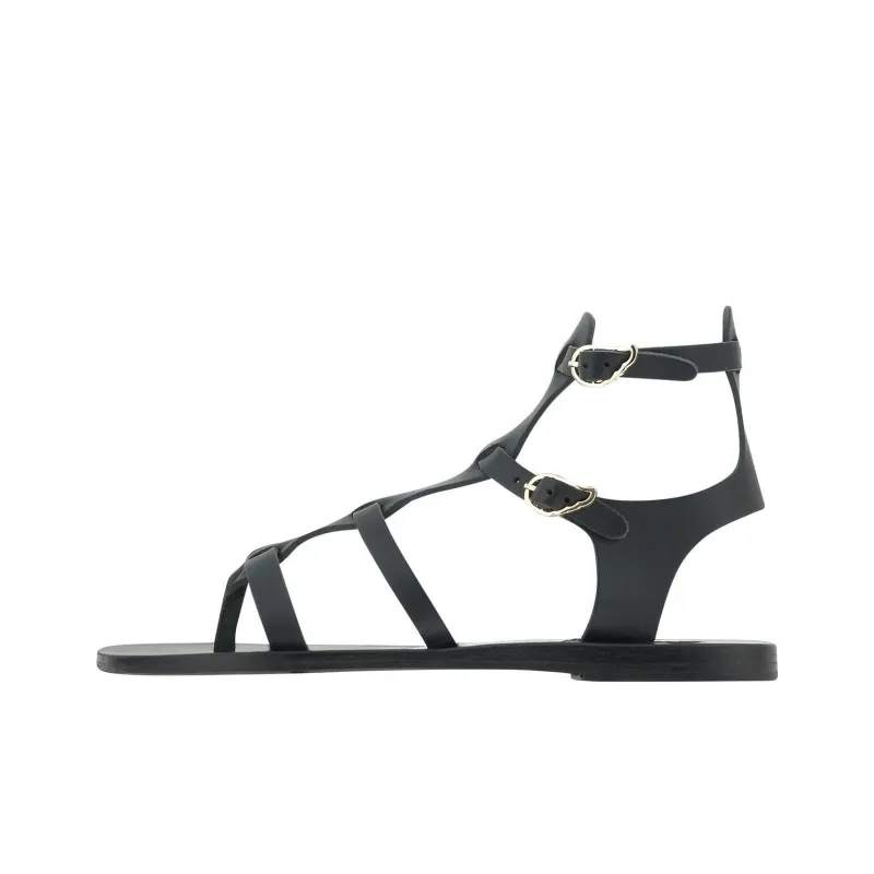 ANCIENT GREEK SANDALS Stephanie Roman Sandals Women's Black-0
