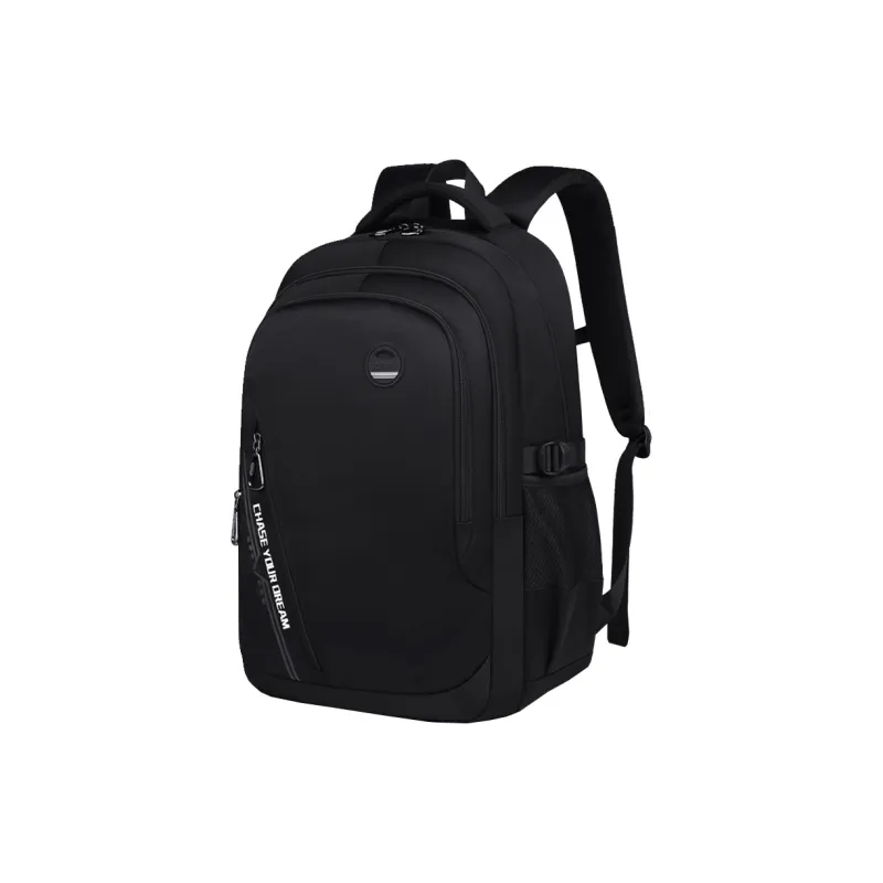 EDISON Water Repellent Oxford Fabric Casual Backpack Regular Men's Black-1