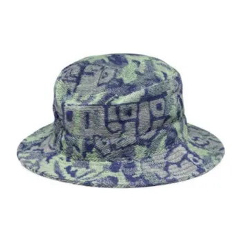 Needles Abstract Pattern Terry Cloth Bucket Hat