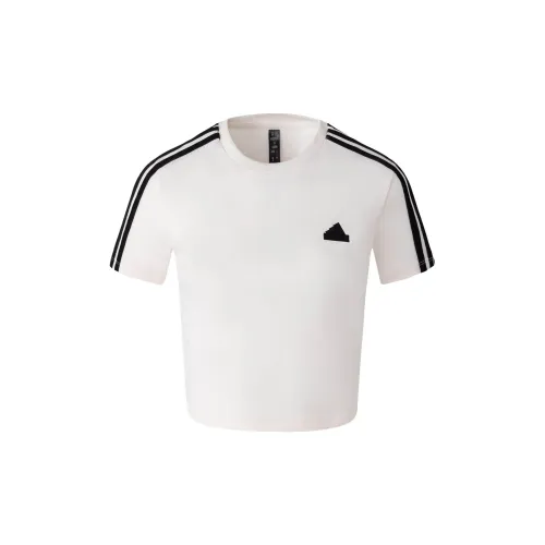 Adidas T-Shirts Women's Pink/White