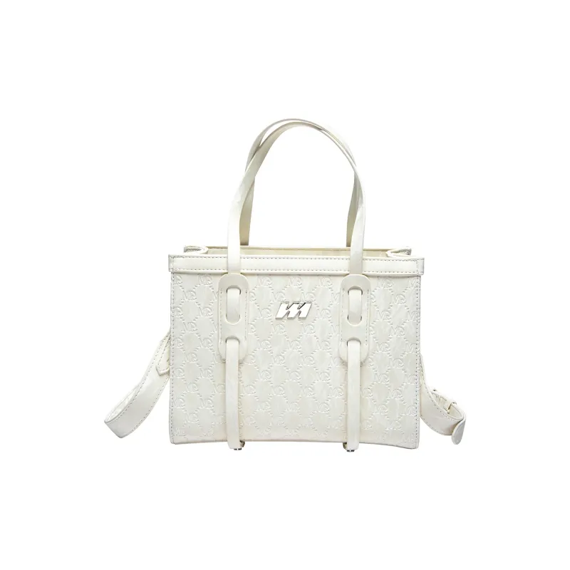 MQ Artificial Leather Tote Handbag Regular Women's Milk White-0