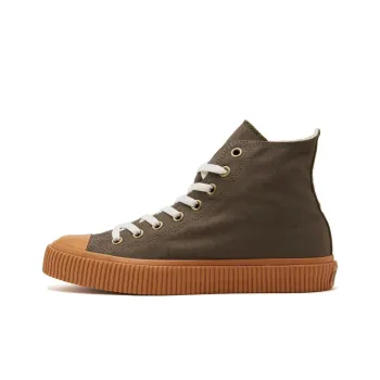 Converse All Star Abrasion Resistant Shock Absorbers High Top Canvas Shoes Unisex Brown Japan Version