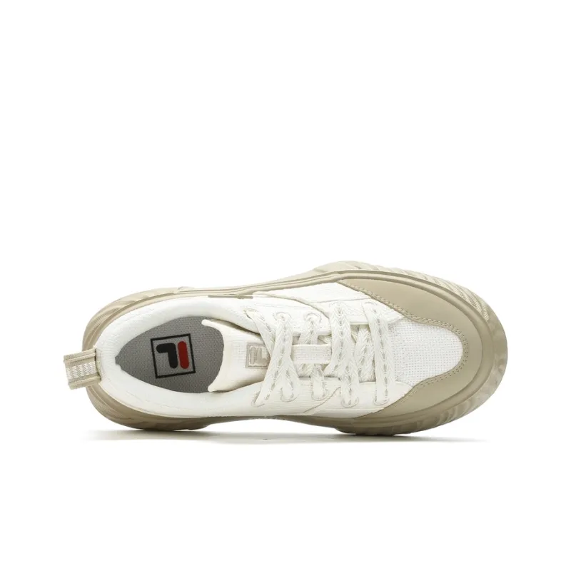 FILA Fosso Low Top Canvas Shoes Women's Milk White-1
