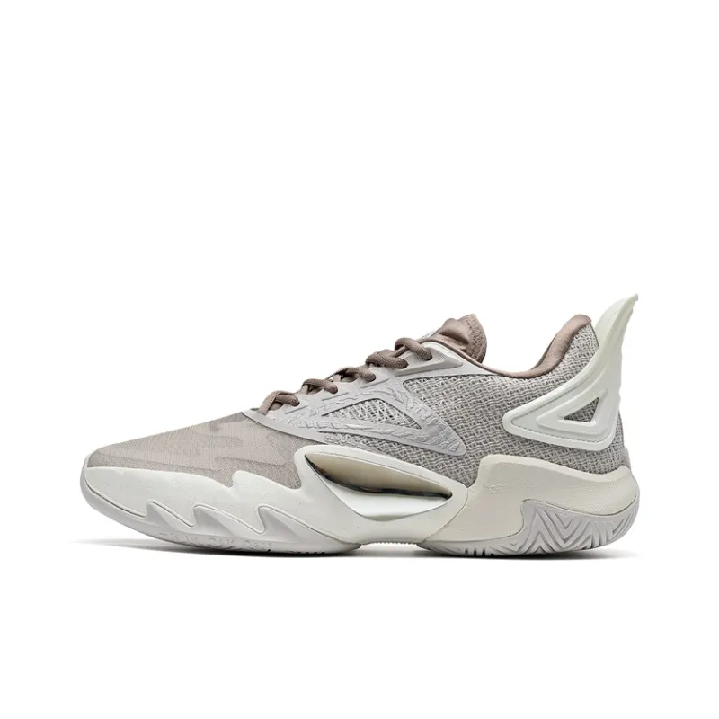 XTEP Reverse Heaven 1.3 Generation Cushioning Wear Resistant Low Top Basketball Shoes Men's Sand Fall-0