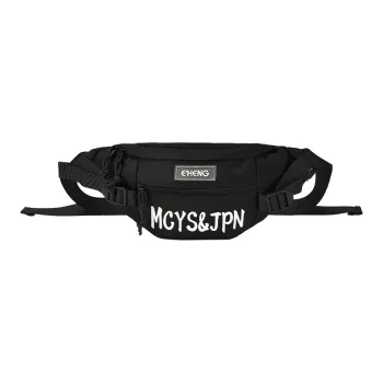 Yohji Kimura Sling Bags Black With White Logo