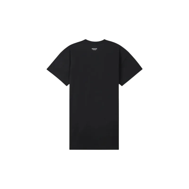 KENZO Boke Flower Embroidered T Shirt Dress-1
