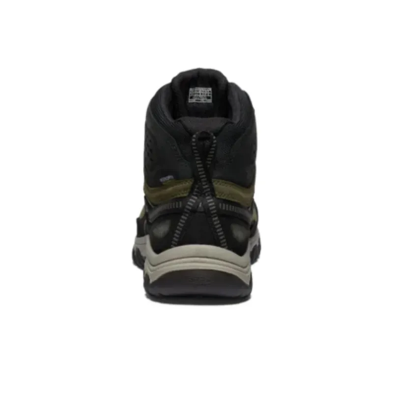 KEEN Targhee IV Cushioned Slip Resistant High Top Hiking Shoes Men's Green-4
