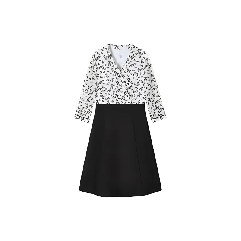FINITY Long Sleeved Dresses Women's Black-1
