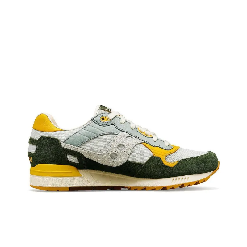 Saucony Shadow 5000 Premium Light Grey Green Yellow-1
