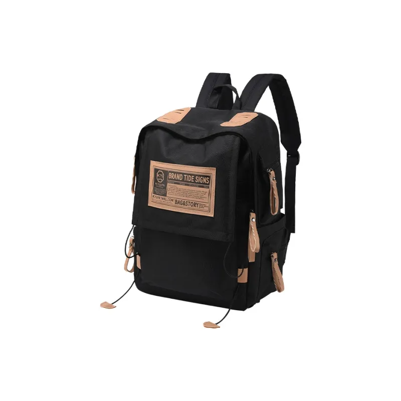 Yohji Kimura Oxford Backpack Regular Unisex Red/Gray/Navy Blue/Black-25