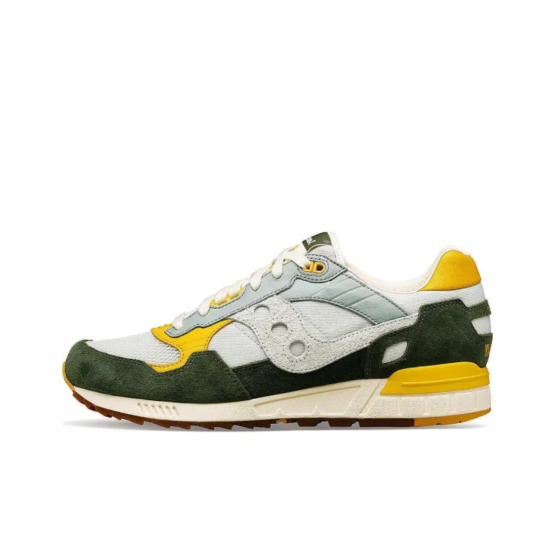 Saucony Shadow 5000 Premium Light Grey Green Yellow-0