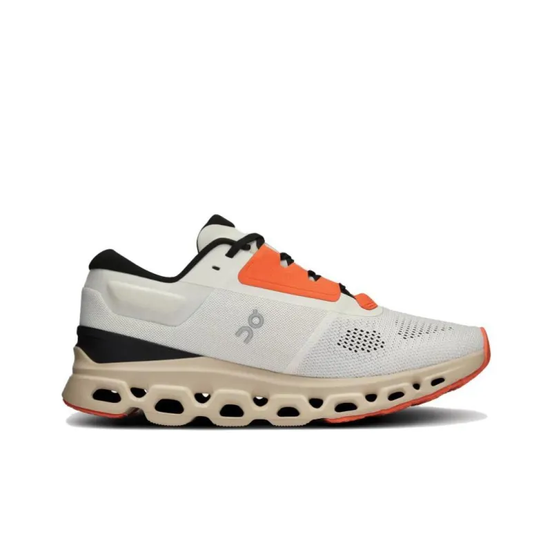 On CloudStratus 3 Undyed White Sand Orange Women's-1