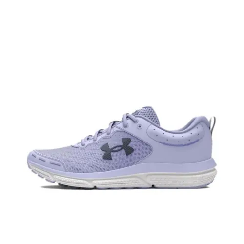 Under Armour Charged Assert 10 Cushioning Wear-Resistant Low-Top Running Shoes Women's Light Purple