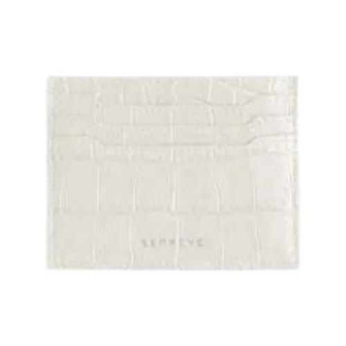 SENREVE Card Holders Creamy White With Silver Accents