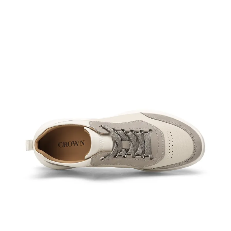 CROWN Casual Shoes Men's One Yard Larger-2