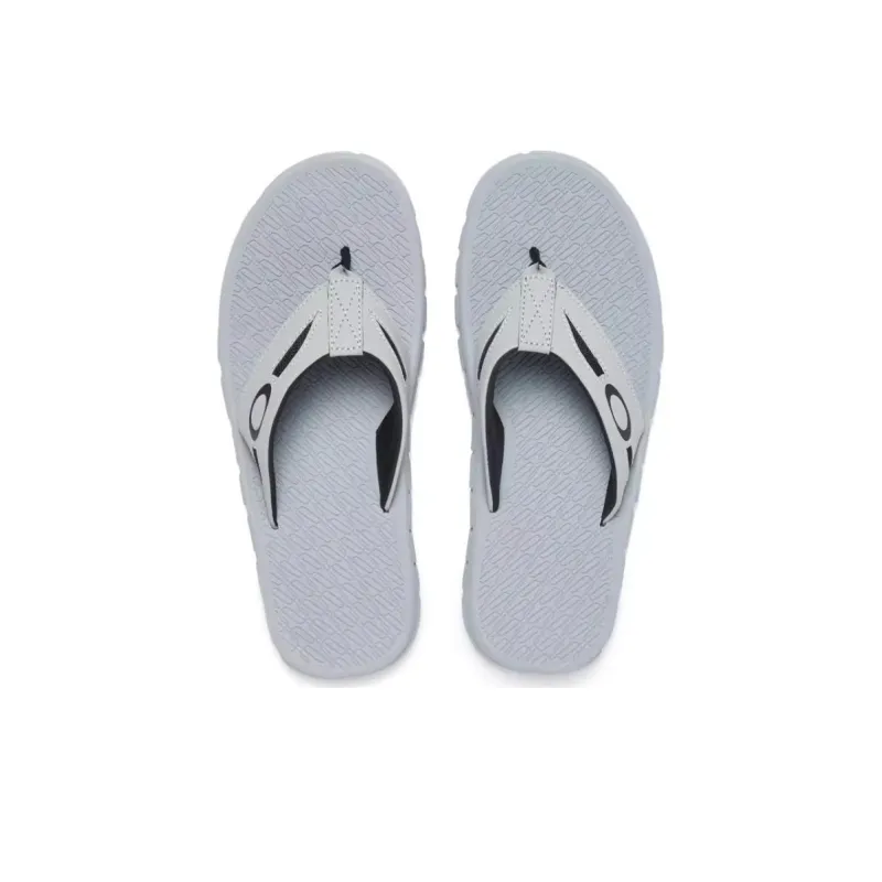 Oakley Abrasion Resistant Slip Resistant Flip Flops Men's Gray-3
