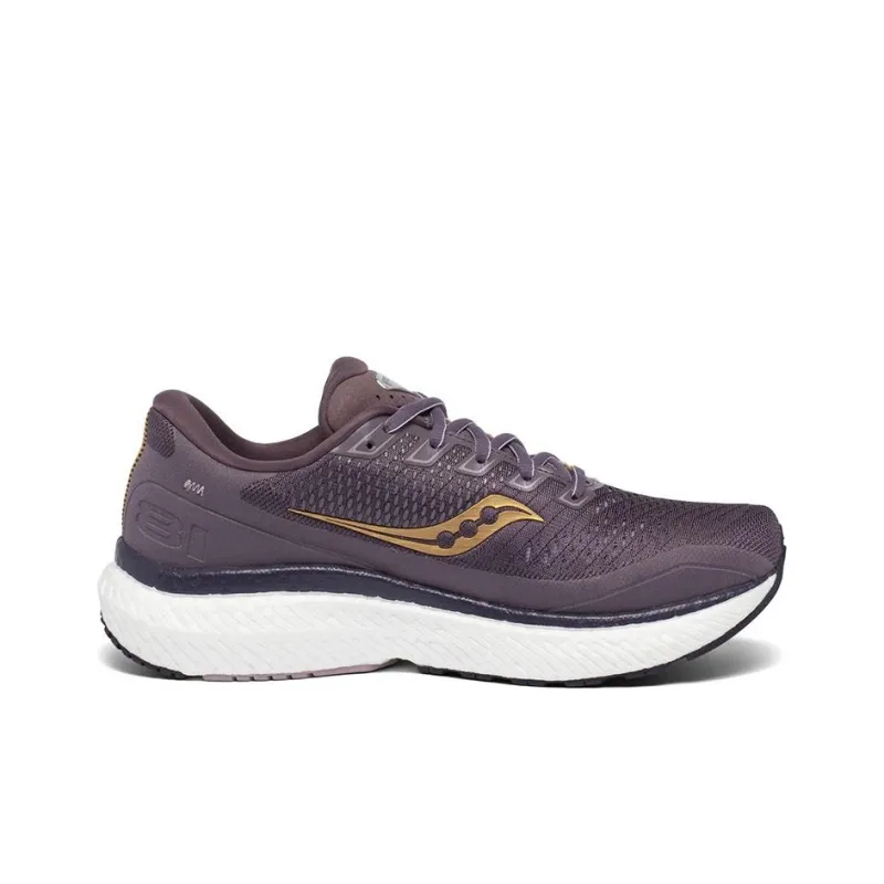 Saucony Triumph 18 Running Shoes Women's Low Top Dark Gold-1