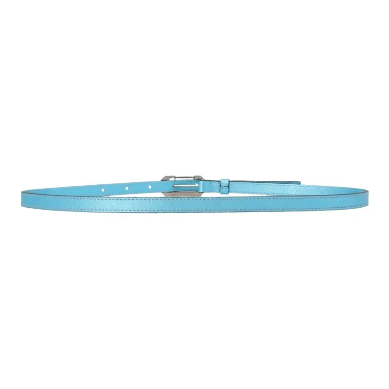 Eera Logo engraved Buckle Metallic Belt-1