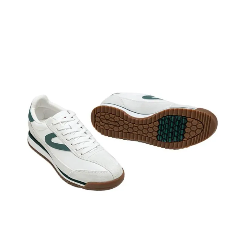 TRETORN Low Top Casual Shoes Unisex White Green-6