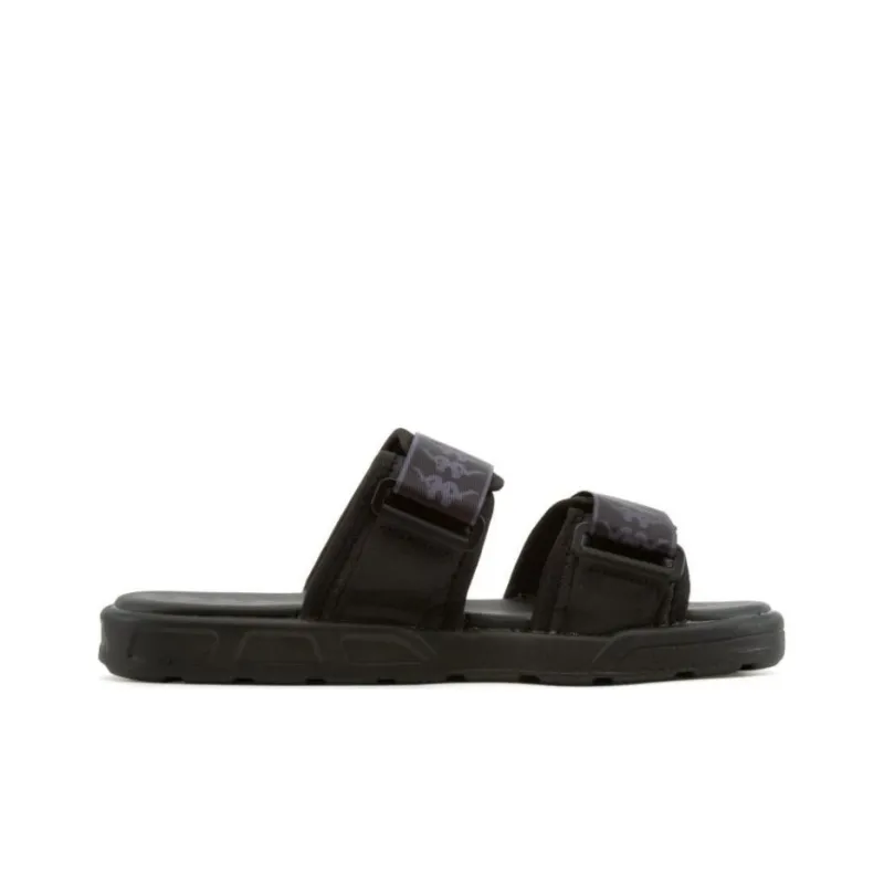 Kappa BANDA Quiet Slide Slippers Men's Black Gray-1